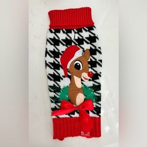 Festive Holiday Cat/Small Dog Sweater